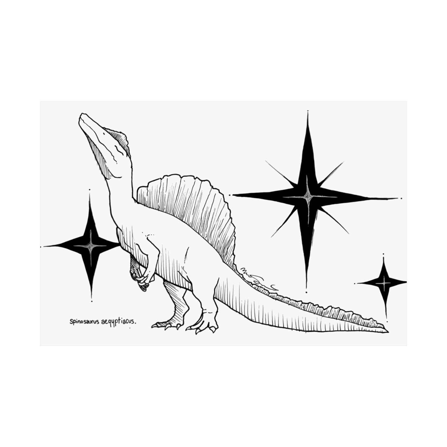 "Spinosaurus Aegyptiacus" Poster Print